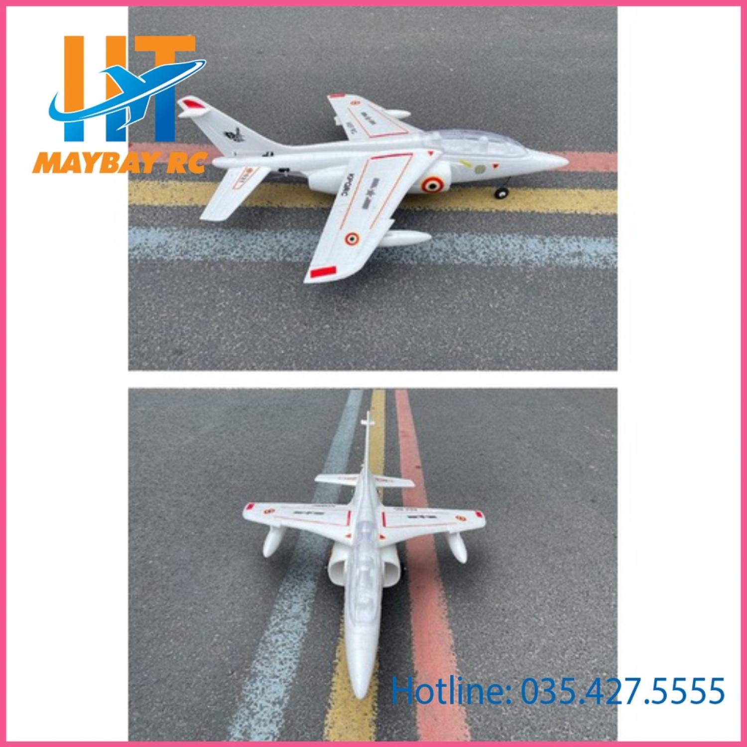 KIT Máy Bay Alpha 64mm sải 74cm dài 101cm EPO
