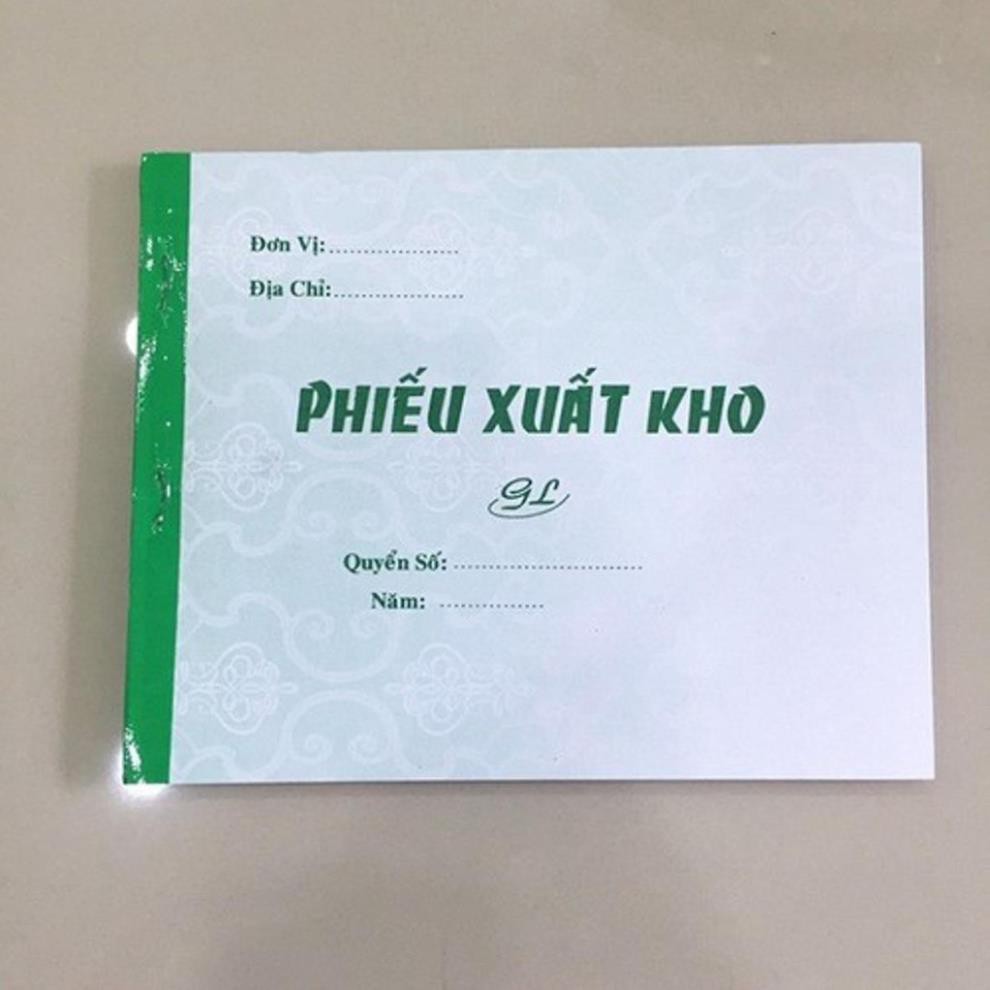 Combo 1 cuốn phiếu xuất kho 2 liên - 16 x 20cm