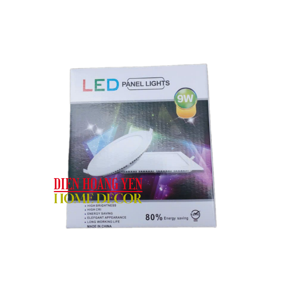 Bộ 10 đèn Led âm trần siêu mỏng 9w TIẾT KIỆM ĐIỆN