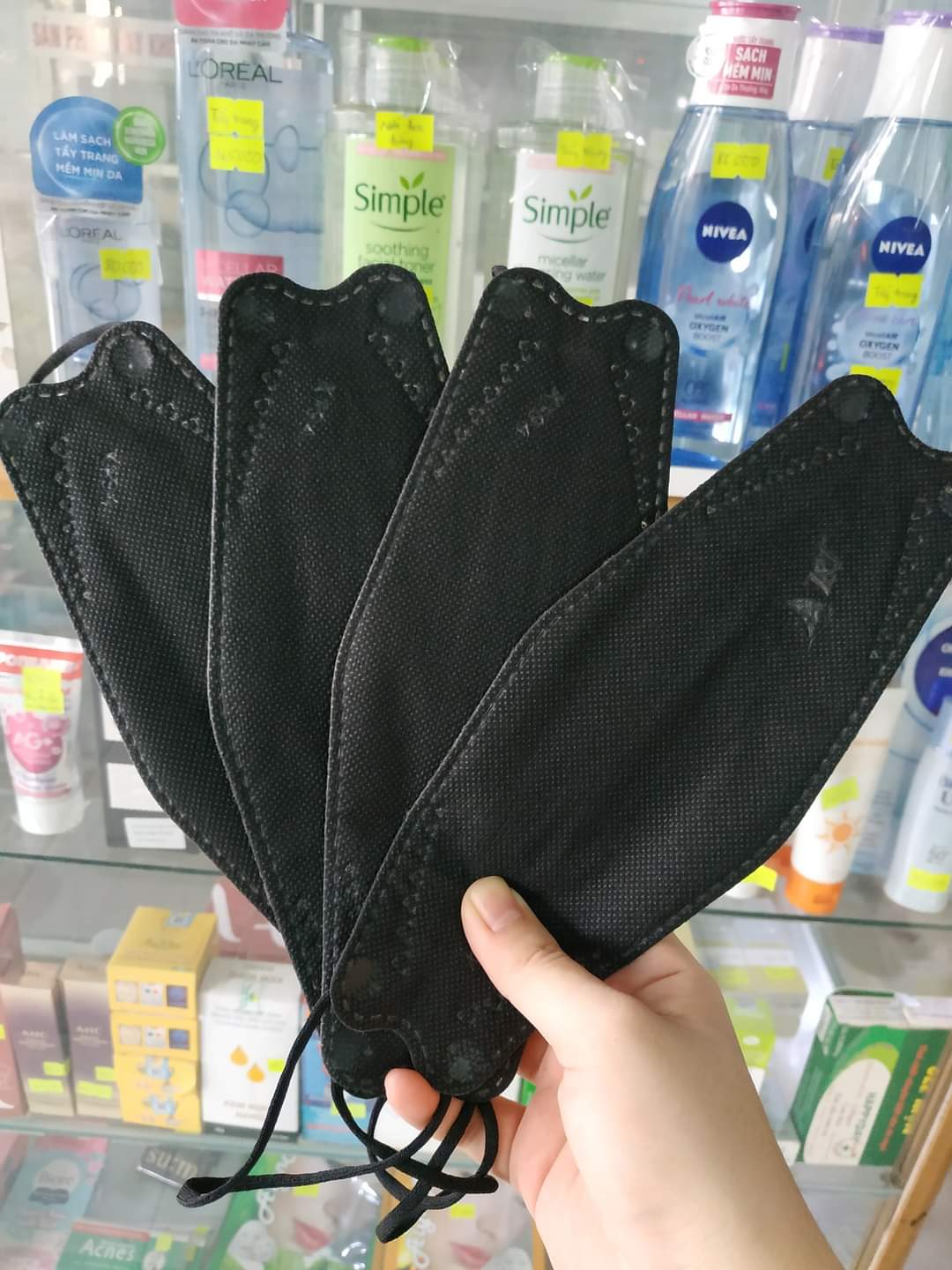 Sét 50 cái khẩu trang kf94 chuẩn hàn quốc