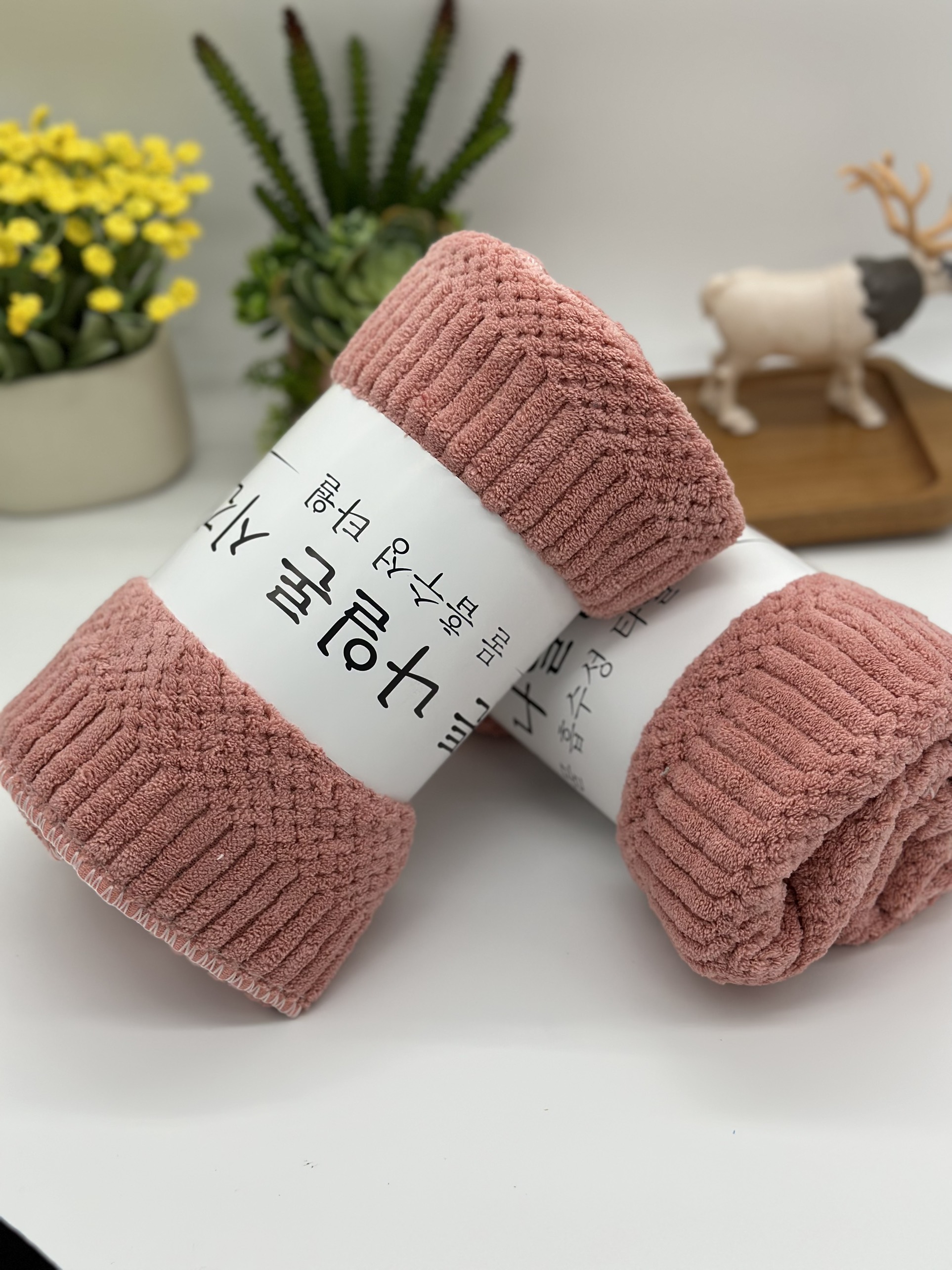 Khăn mặt lông cừu, kt 30x50cm, hạt gạo