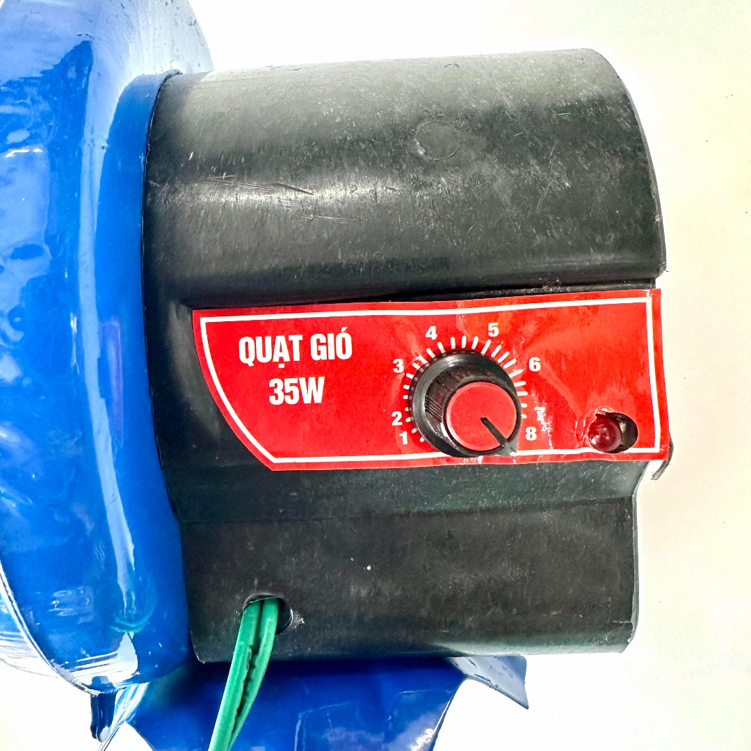 QUẠT KHÒ BẾP CÔNG NGHIỆP, BỄ THỔI LỬA 35W Có Chiết Áp