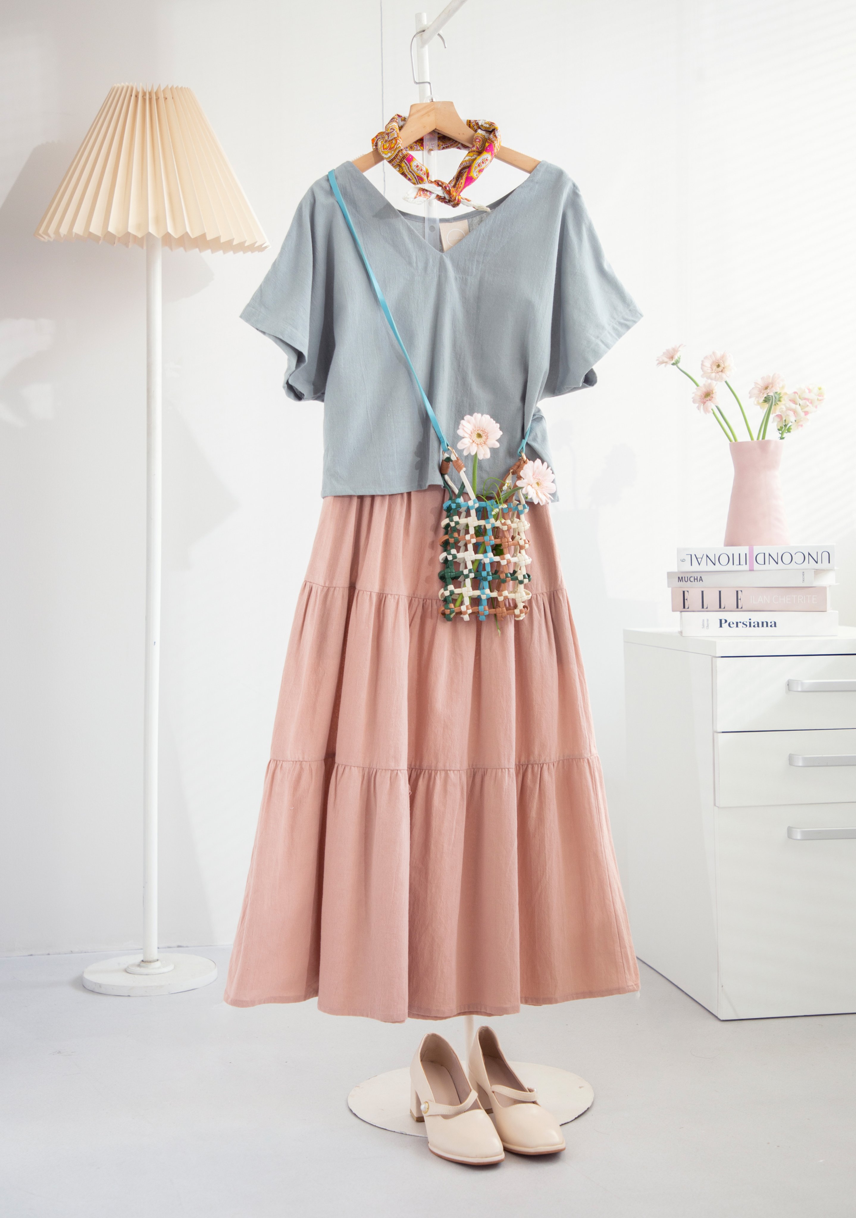 MORI - Áo linen cánh dơi