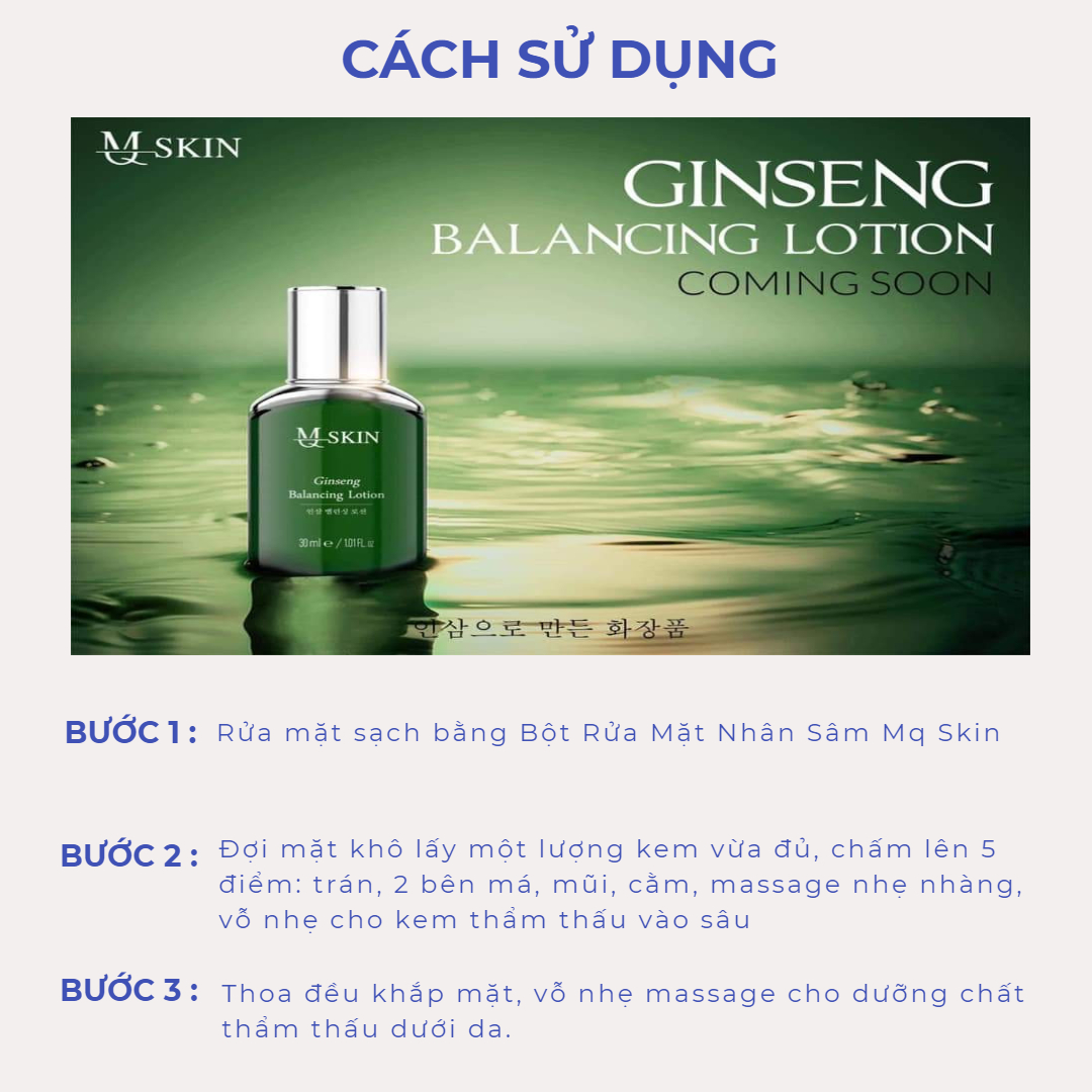 BB Cream Thay Da Nhân Sâm Mq Skin 30ml