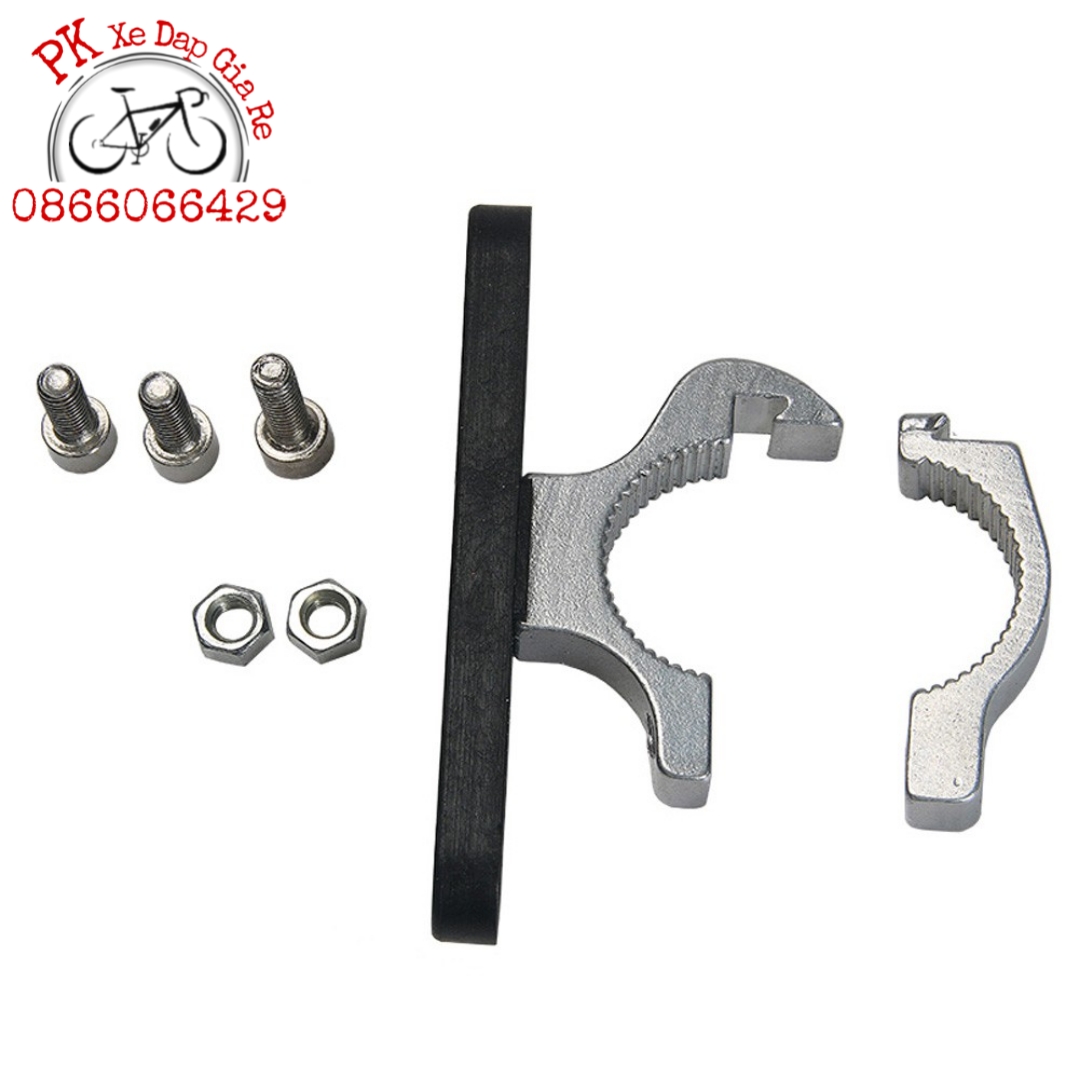 Giá Kẹp Bình Nước Gắn Ghi Đông Xe Đạp, Kẹp giữ bình nước gắn tay lái xe đạp