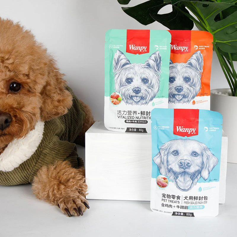 Wanpy (80g)/ Pate gói Wanpy dành cho cún cưng nội địa Trung