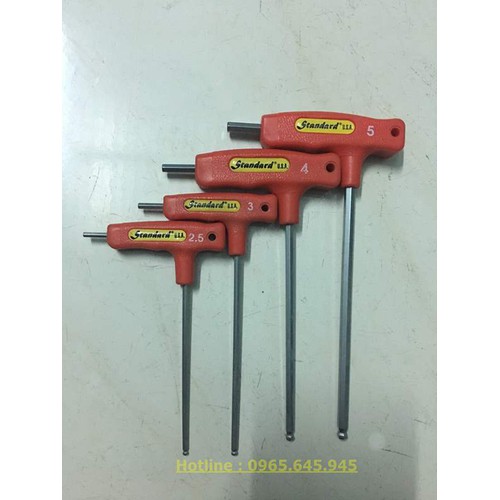 bộ 4 cây lục giác chữ tê standard