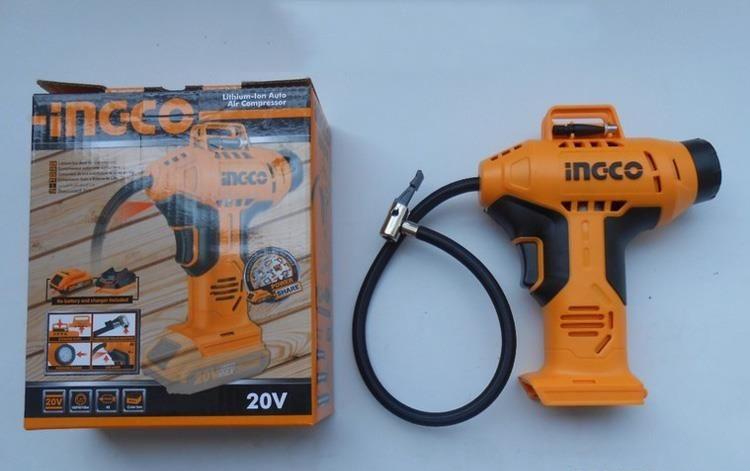 20V Máy bơm hơi cầm tay tự động dùng pin INGCO CACLI2001 (KHÔNG KÈM PIN VÀ CỤC SẠC)
