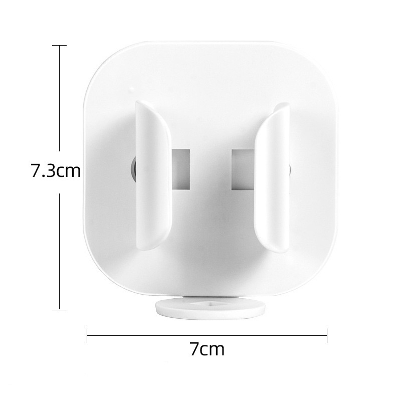 【CC】⊕∈○  Multi-Purpose Hooks Electric Toothbrush Holder Traceless Rack Wall-Mounted Bathroom Organizer Accessories
