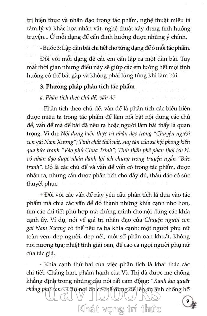 Rèn kỹ năng phân tích tác phẩm Ngữ văn 9