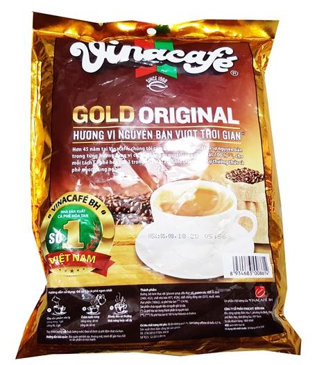 Cà phê sữa VinaCafe Gold 3 trong 1 túi 480g (24 góix20gr)