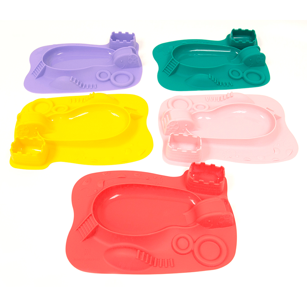 Khay ăn dặm silicon vui nhộn cho bé Marcus & Marcus, từ 6 tháng - Willo