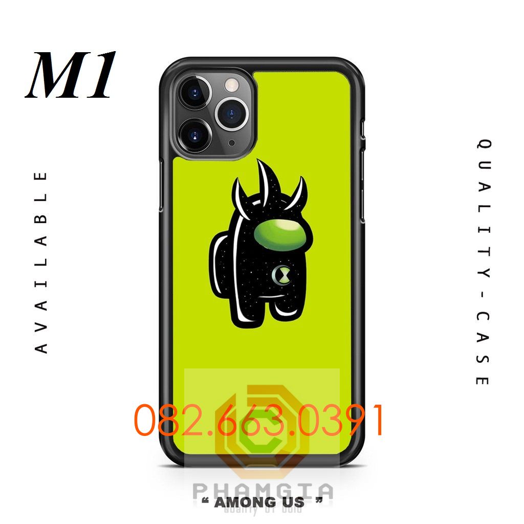 Ốp lưng ép kính iPhone X/ xr/ xs/ xs max/ 11/ 11 pro/ 11 pro max/ 12/ 12 pro max in hình among us