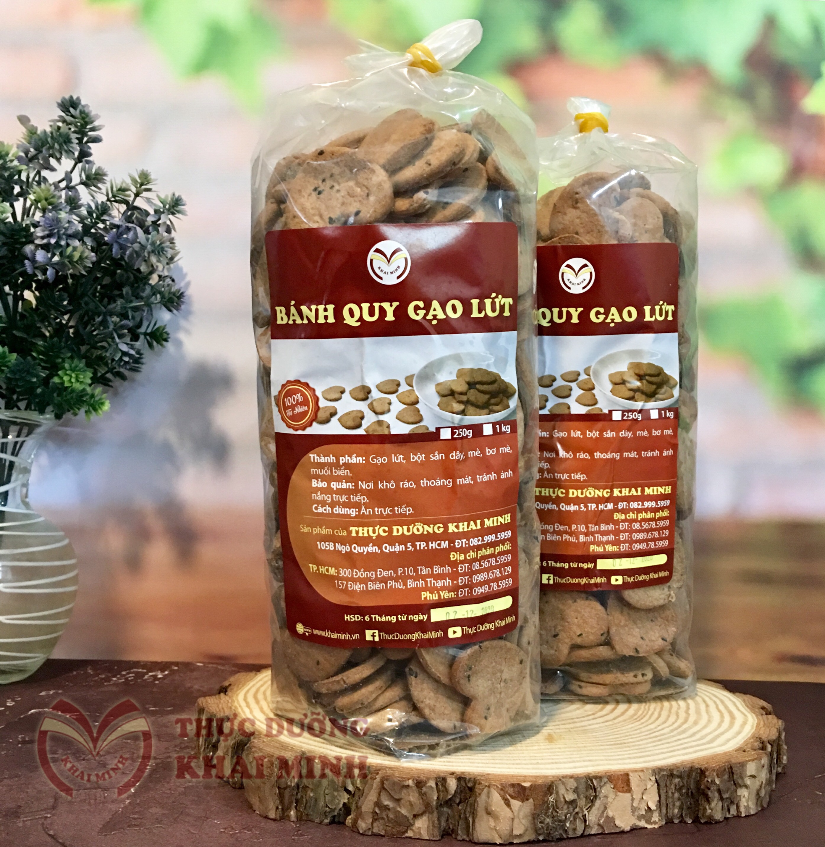 Bánh tim gạo lứt 1kg