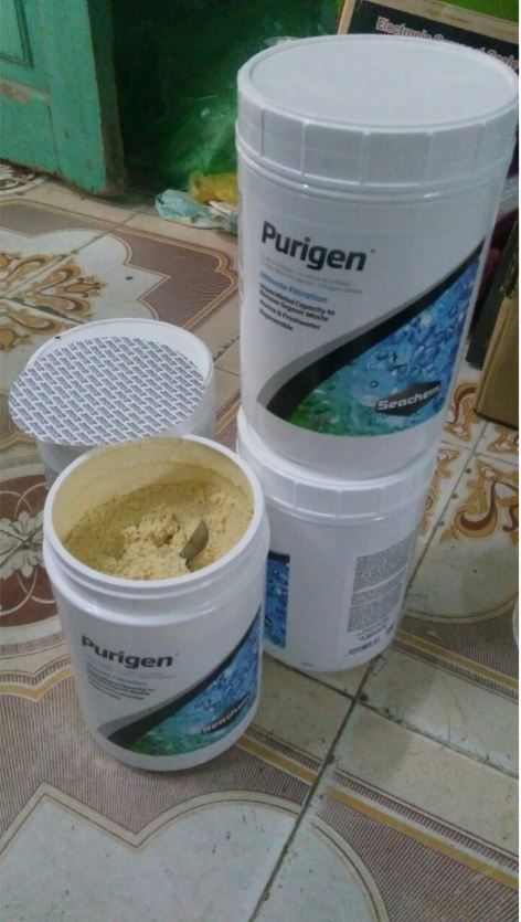 Vật liệu lọc SEACHEM PURIGEN Hủ nguyên 500ml và túi chiết lẻ 100ml