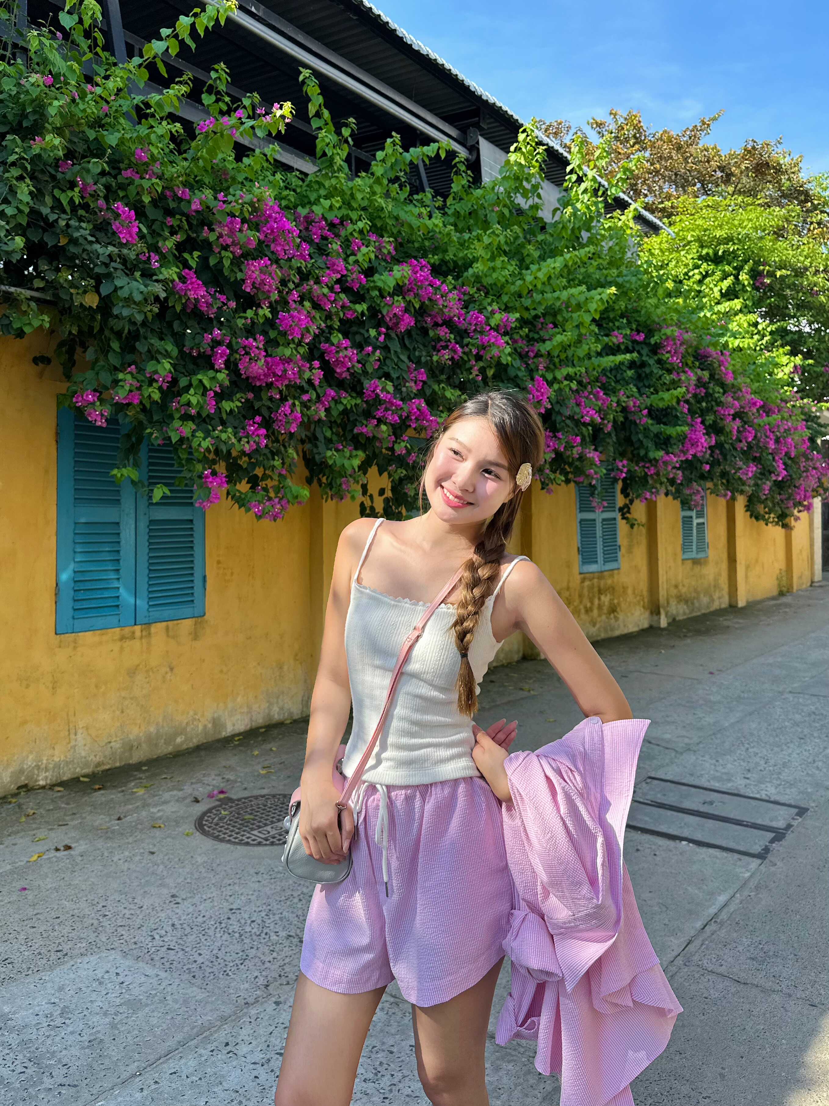 Áo Dai Dây Form Ôm Phối Viền Ren | SASSY TOP | Secodee