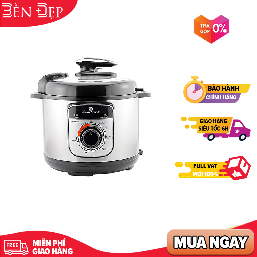 [XẢ TỒN]Nồi áp suất cơ Smartcook PCS-1799 (5L) 900W  (Giá áp dụng giao tại HN, HCM& các tỉnh liên hệ shop)