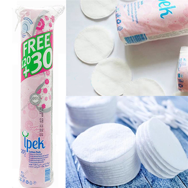 Combo 5 Bông tẩy trang Ipek siêu mềm mịn 120+30 miếng