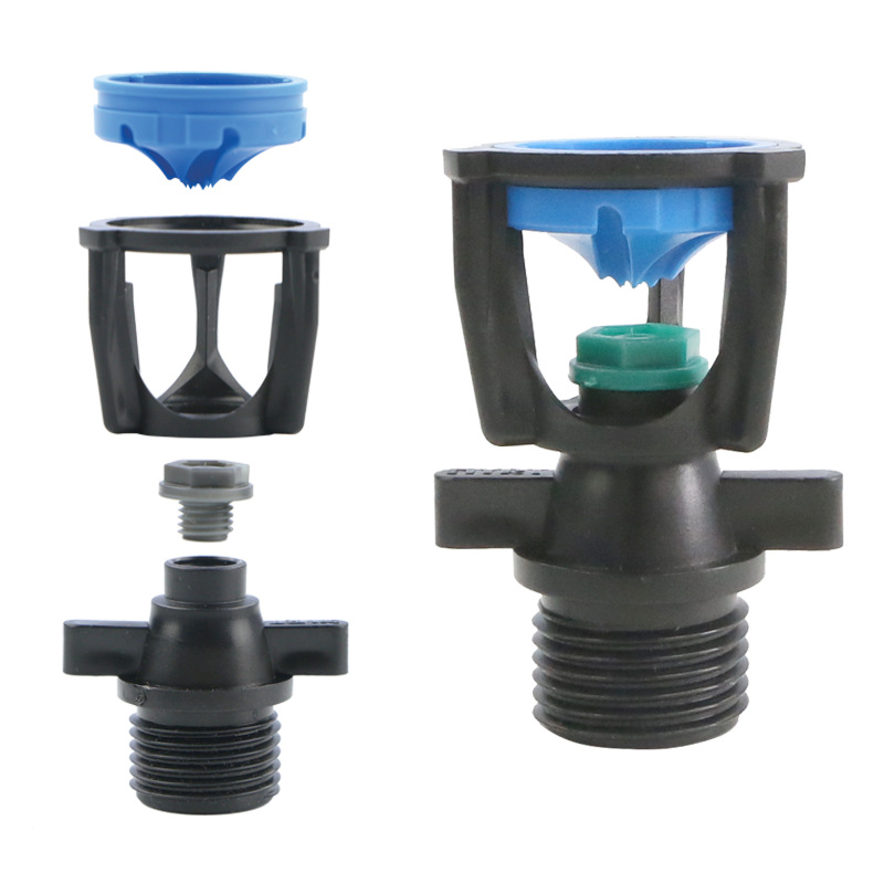 Automatic watering sprinkler rotates 360 degrees