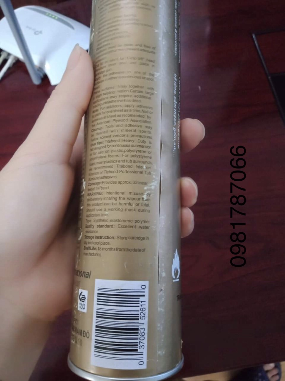 1 Thùng keo Titebond 12 Lọ