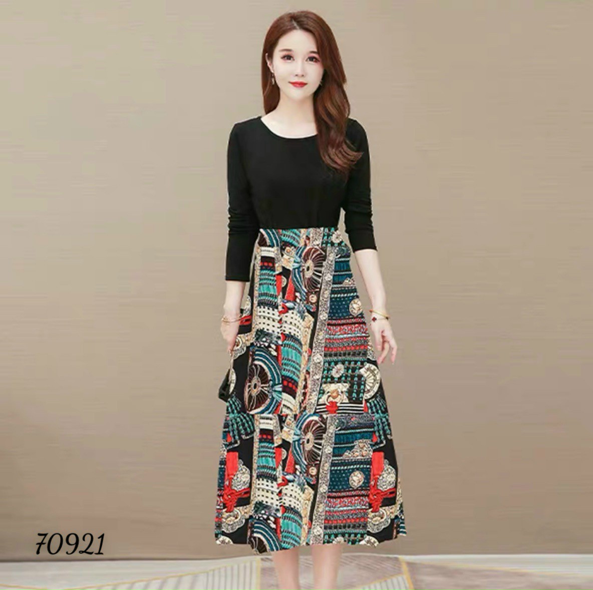 [HCM]Set váy thổ cẩm kèm áo - HN