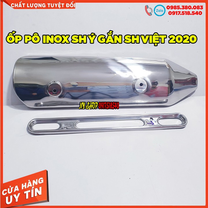 ỐP PÔ INOX SH Ý GẮN SH 2020
