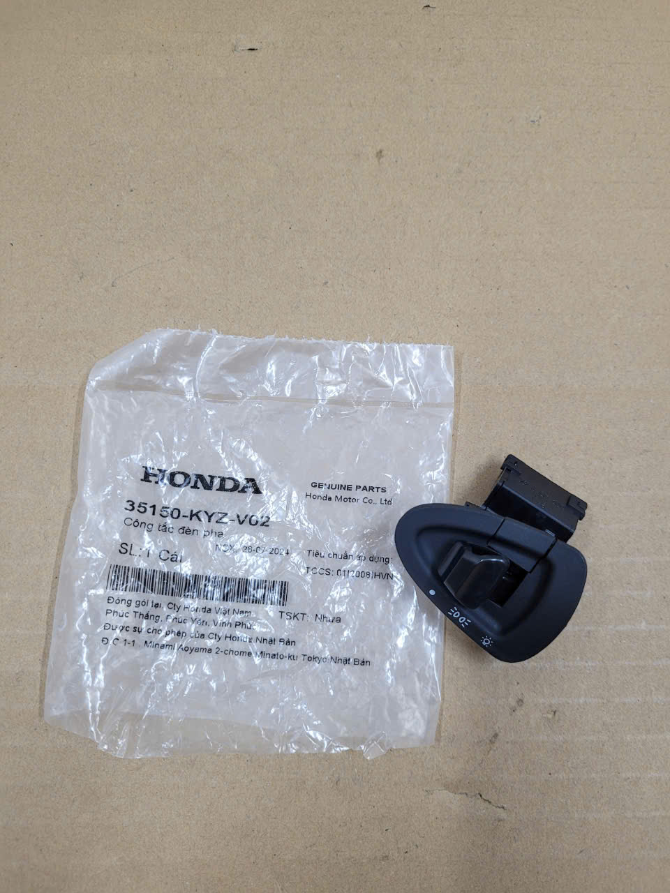 Công Tắc Bật Tắt Đèn Pha Honda Chính Hiệu