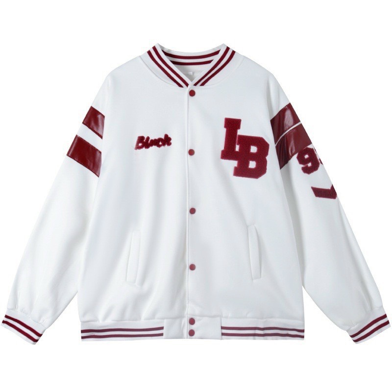 ÁO KHOÁC BOMBER LB NỈ NGOẠI FORM RỘNG THỜI TRANG TUỔI TEEN