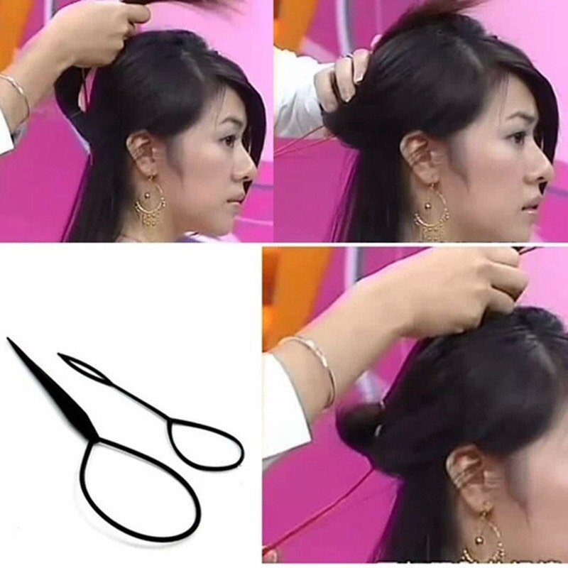 Bộ Dụng Cụ Làm Tóc Đa Năng 4 Món - Set búi tóc đa năng ( 4 món ) HY199