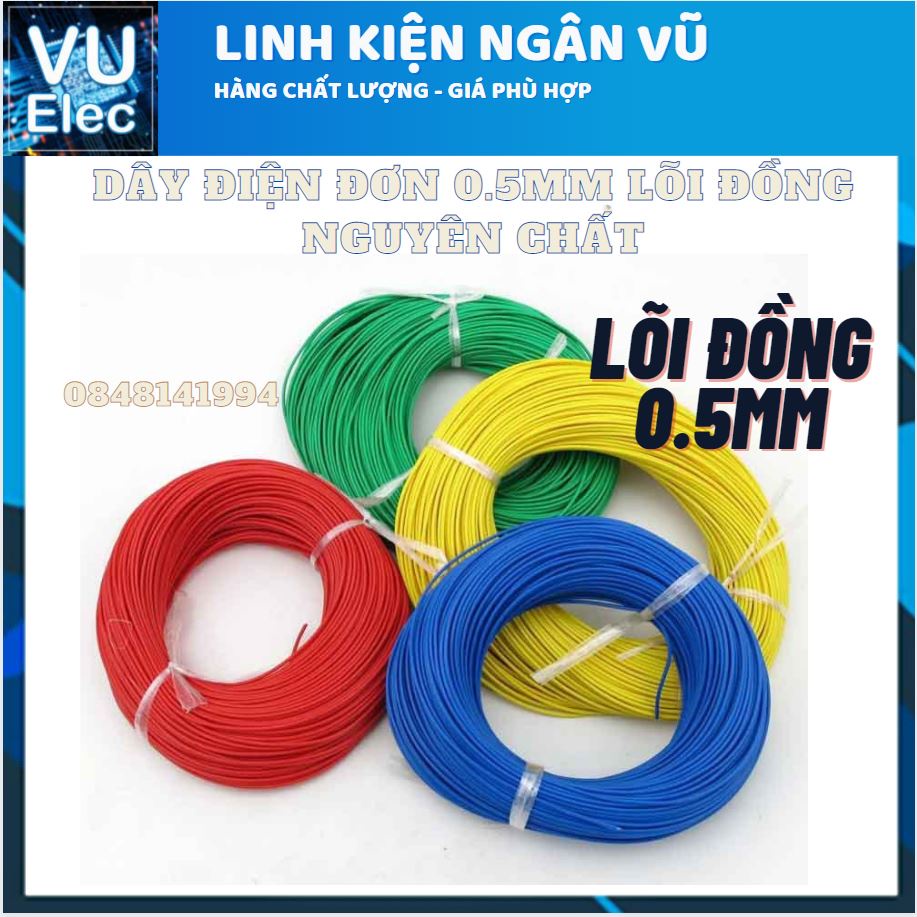 Dây điện hàng xịn 0.3 , 0.5mm , dây điện 0.75mm dây điện 1.0mm 1.5mm
