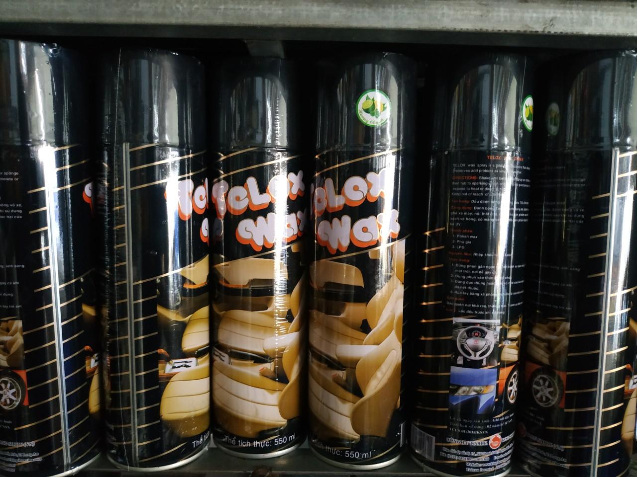 Chai xịt bóng Telox Wax 550ml