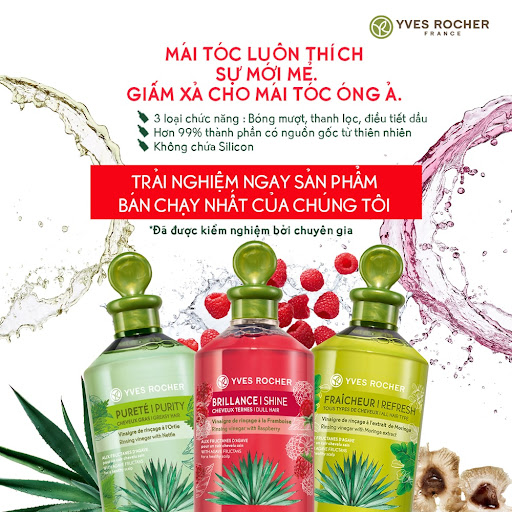 Giấm xả tóc Yves Rocher