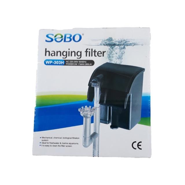 Lọc thác mini sobo 303h - lọc hồ cá hồ thuỷ sinh mini có lọc váng