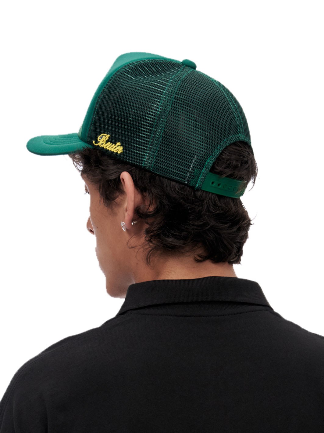 Mũ lưỡi trai lưới Beuter Label Green Trucker Cap