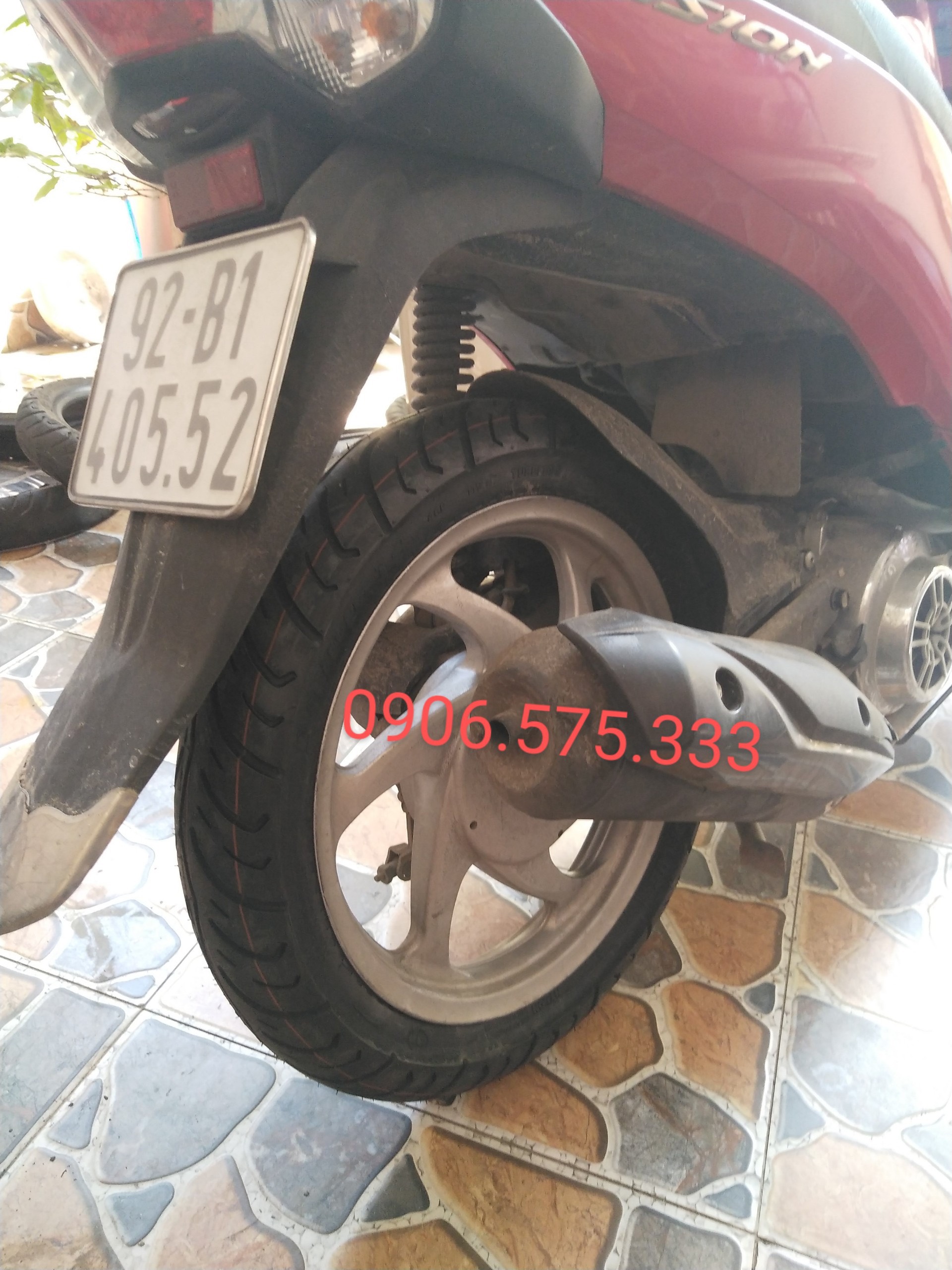 COMBO 1 cặp Vỏ ( Lốp ) Xe Airblade, Vision Không Săm Chính Hãng