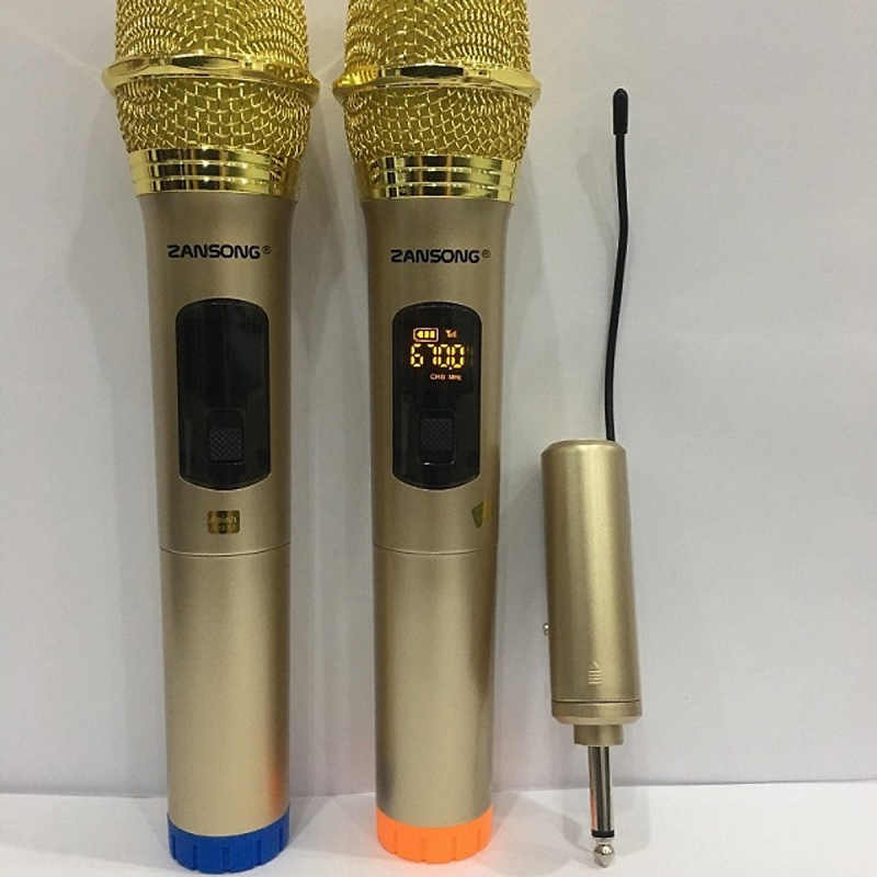 Bộ 2 MICRO không dây WIRELESS ZANSONG S28 , MICRO KARAOKE KHÔNG DÂY DÙNG CHO loa kéo JBZ, SANSUI, ZANSONG, DAILE, ISKY  MICRO không dây giá rẻ. bảo hành 1 năm.