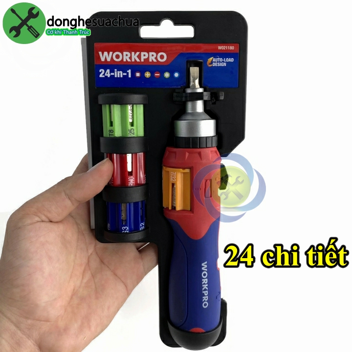 [HCM]Bộ tua vít 24 chi tiết WORKPRO W021180