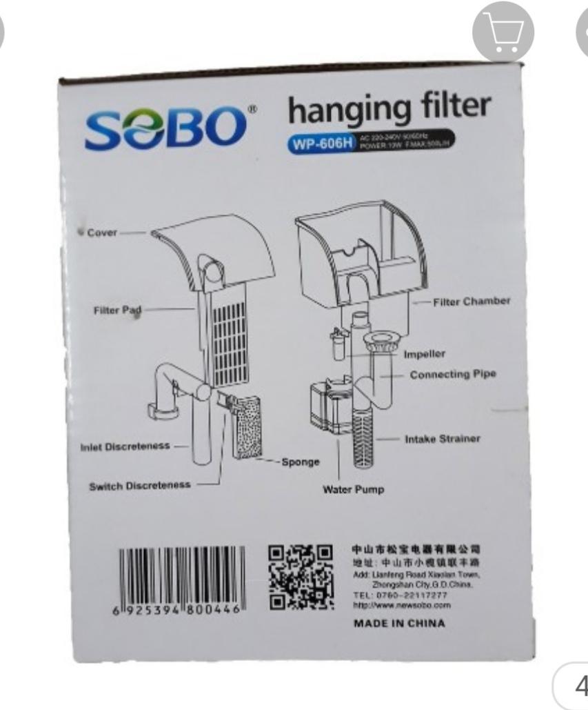 [HCM]Máy Lọc Thác Hồ Cá Sobo WP-303H .