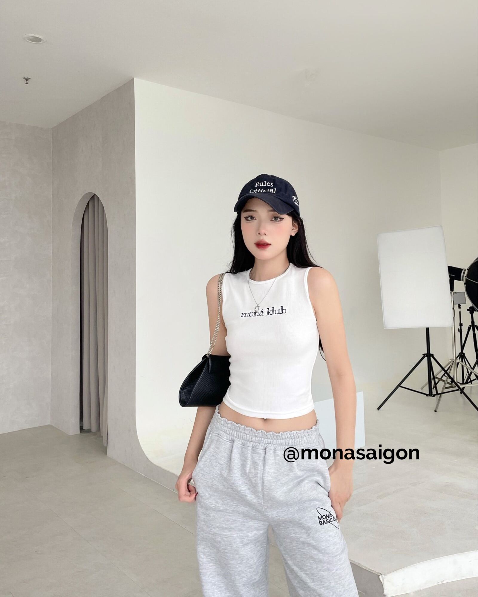 [VOUCHER 12%/149K] Áo baby tee ôm ba lỗ MONÁ - KLUB TANK TOP