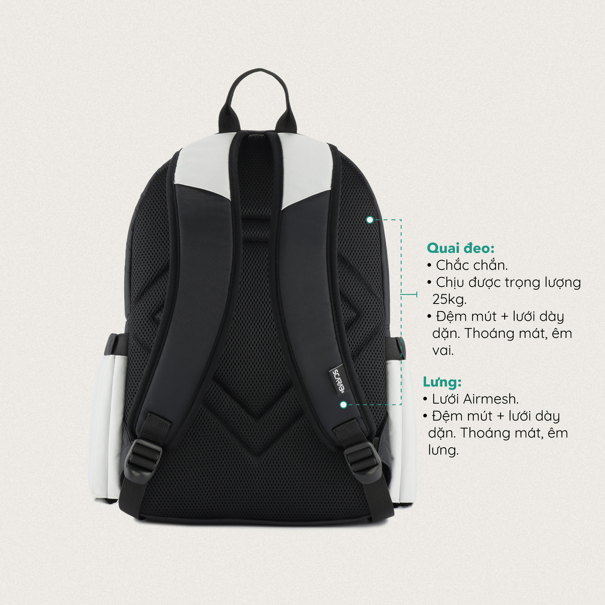 Balo Đi Học, Đi Chơi SCARAB - MULTI™ Unisex