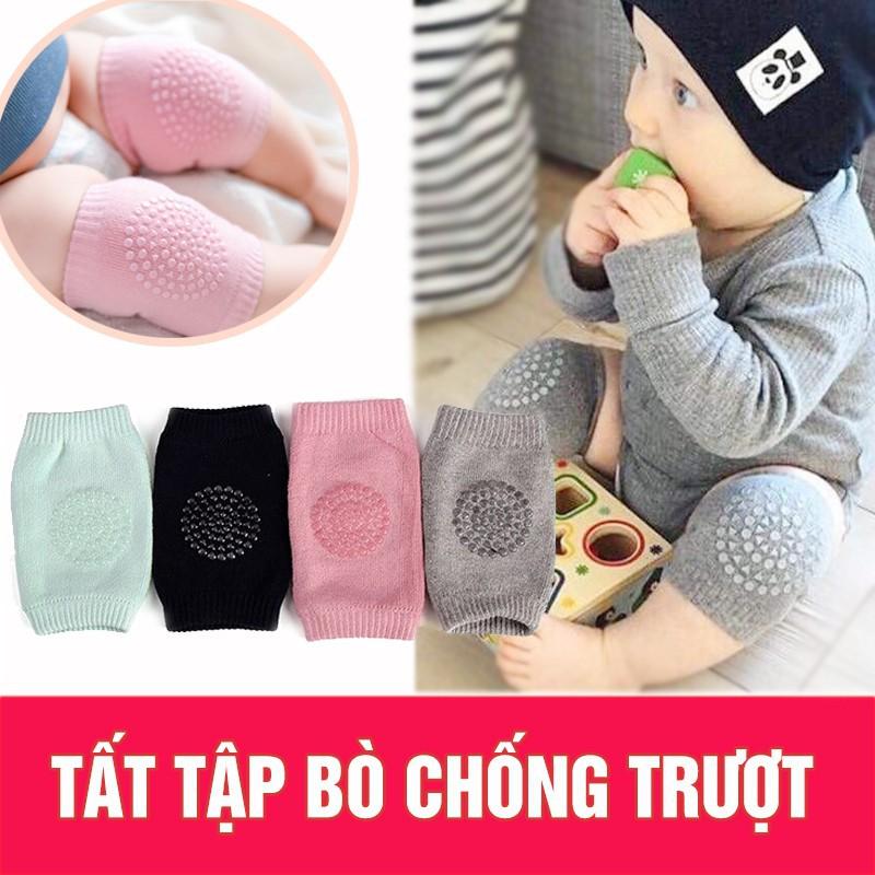 Combo 2 đôi Vớ tất bảo vệ đầu gối cho bé tập bò tập đi