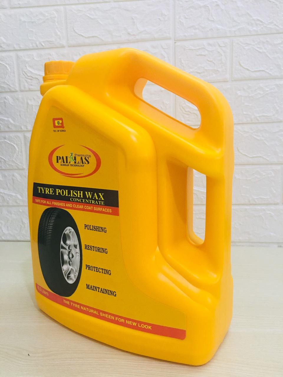 Wax Đánh bóng vỏ (lốp) xe PALLAS 6L
