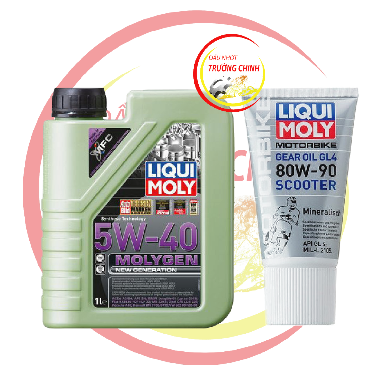 [HCM]COMPO NHỚT LIQUI MOLY GEN 5W40 + NHỚT HỘP SỐ LIQUI