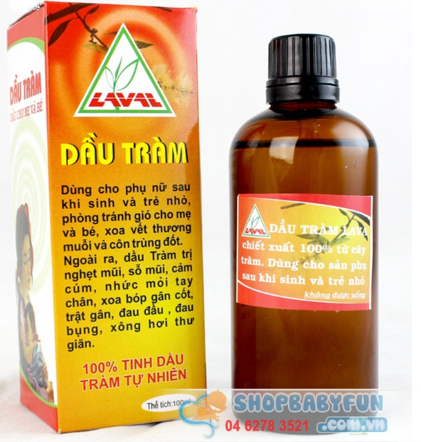 DẦU TRÀM LAVA 100ML cho mẹ và bé