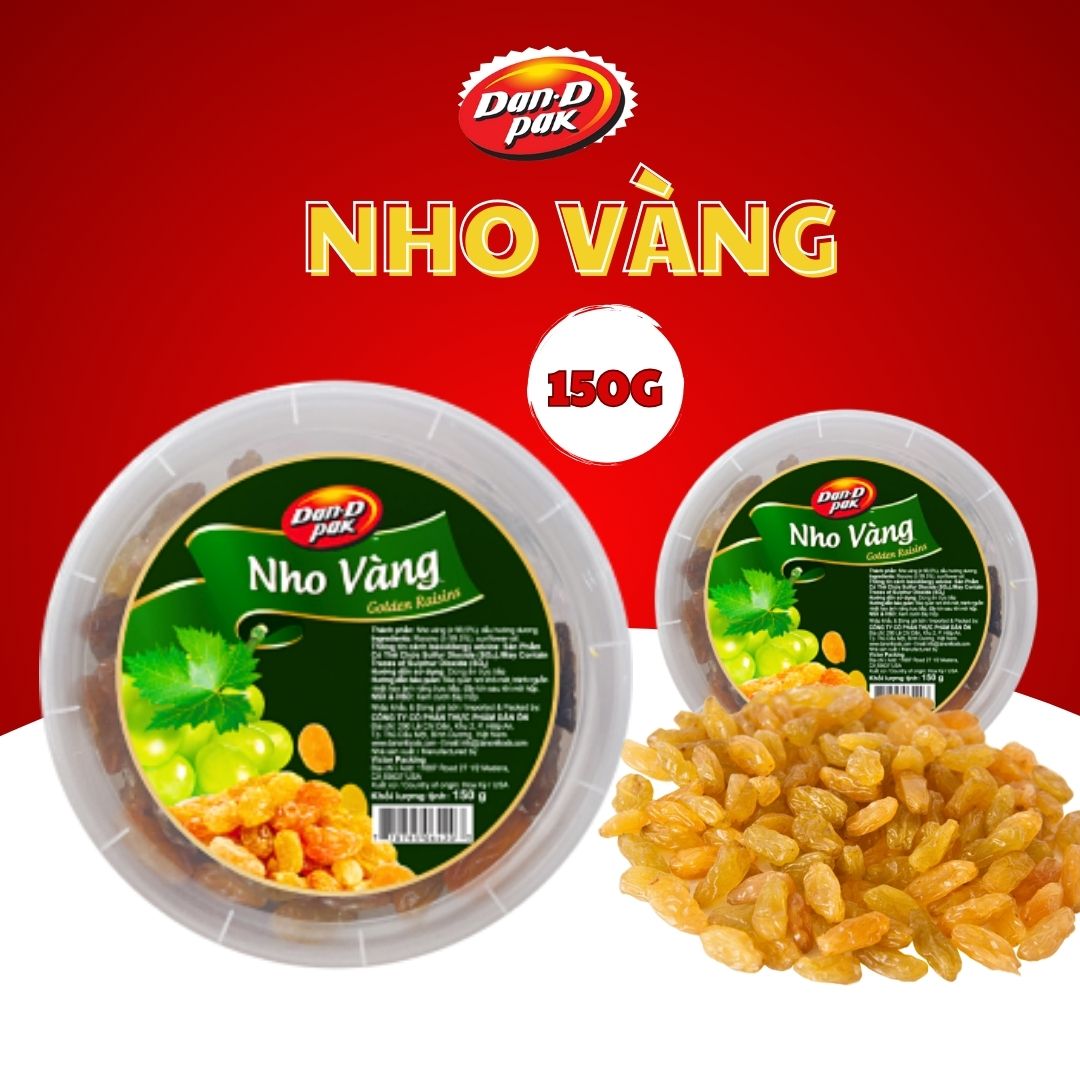 [Chính hãng] Nho vàng jumbo 150g Dan D Pak