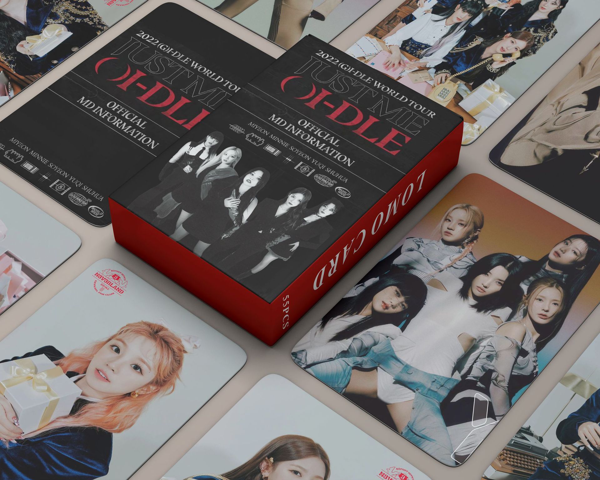 Set 55 lomo card (G)-IDLE World Tour