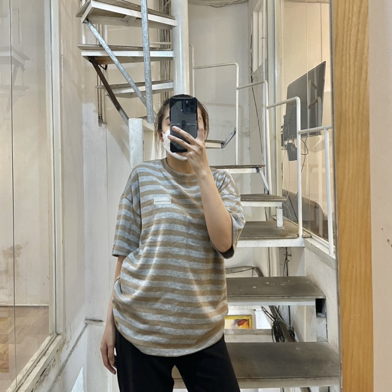 OVERSIZE STRIPED TEE