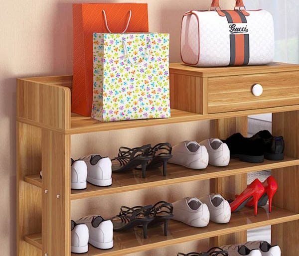 Kệ giày gỗ 5 tầng