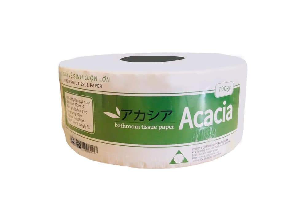 Giấy vệ sinh cuộn lớn ACACIA - 700 g