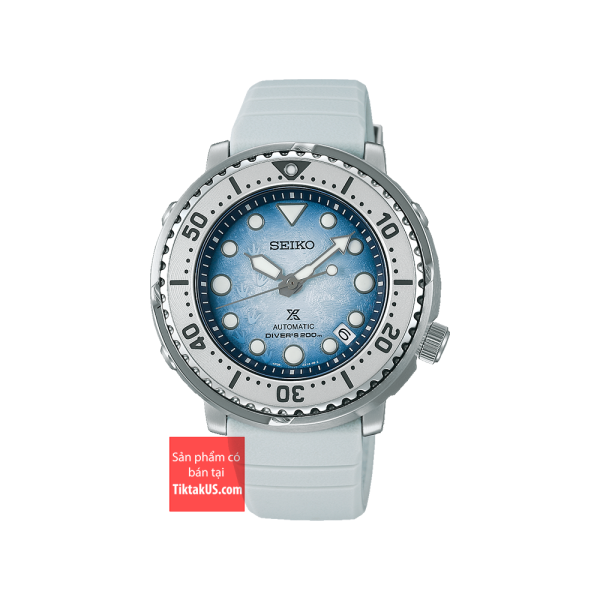 Seiko Prospex “Save The Ocean Antarctica” Baby Tuna SRPG59K1 Limited Edition  Đồng hồ nam Automatic size 43mm dây cao su vỏ thép không gỉ phiên bản giới hạn chống nước 200m trữ cót 40 tiếng